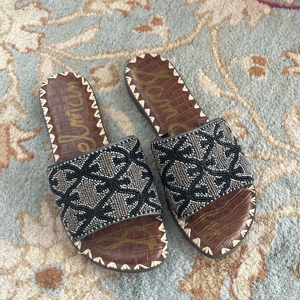 Sam Edelman beautiful beaded slides